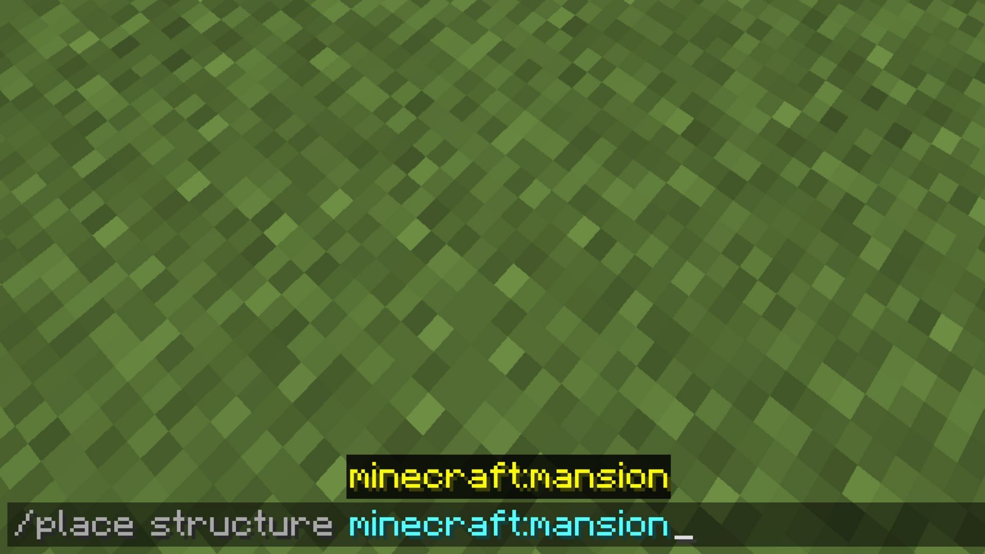 Place command allows players to create any pre-existing structure anywhere in Minecraft (Image via Mojang)